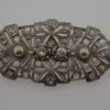 Broche vintage con perla y brillantes subastas de joyas