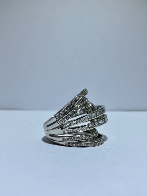 Anillo Brillantes Baguets talla brillante - Imagen 6