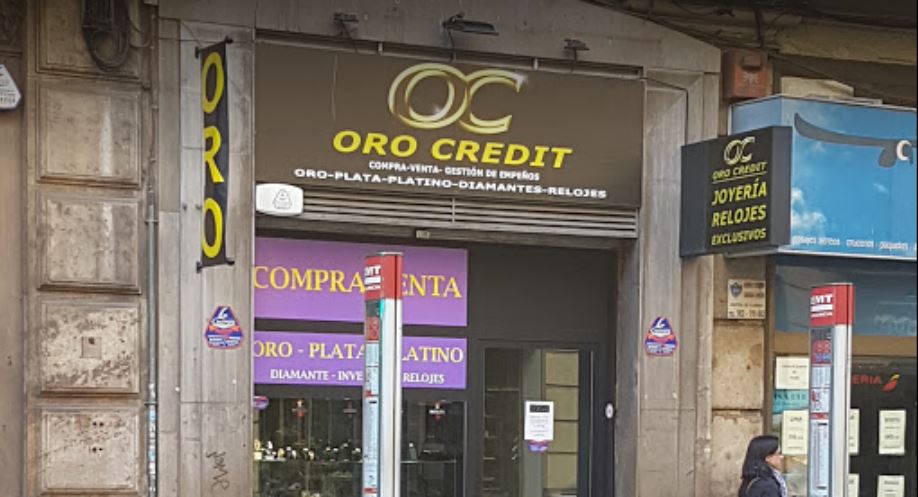 Tienda Oro Credit Valencia. Subastas de Joyas OC
