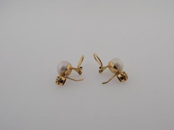 Pendientes con perlas y brillantes - Imagen 4
