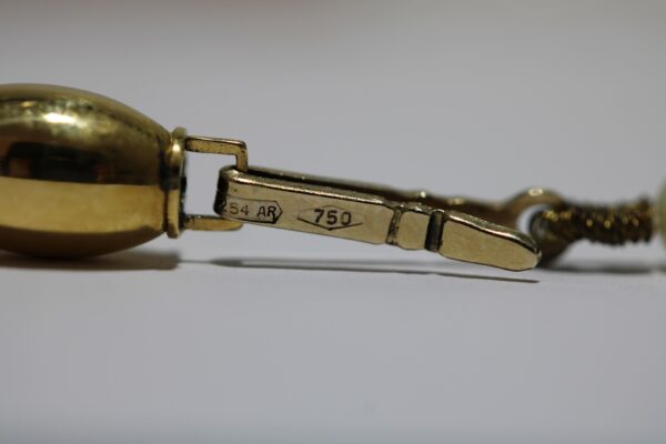Gargantilla de perlas con colgante oro 18K - Imagen 6