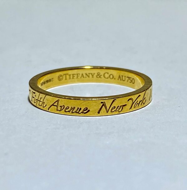 TIFFANY & CO Tiffany Notes Narrows Anillo de Nueva York - Imagen 2