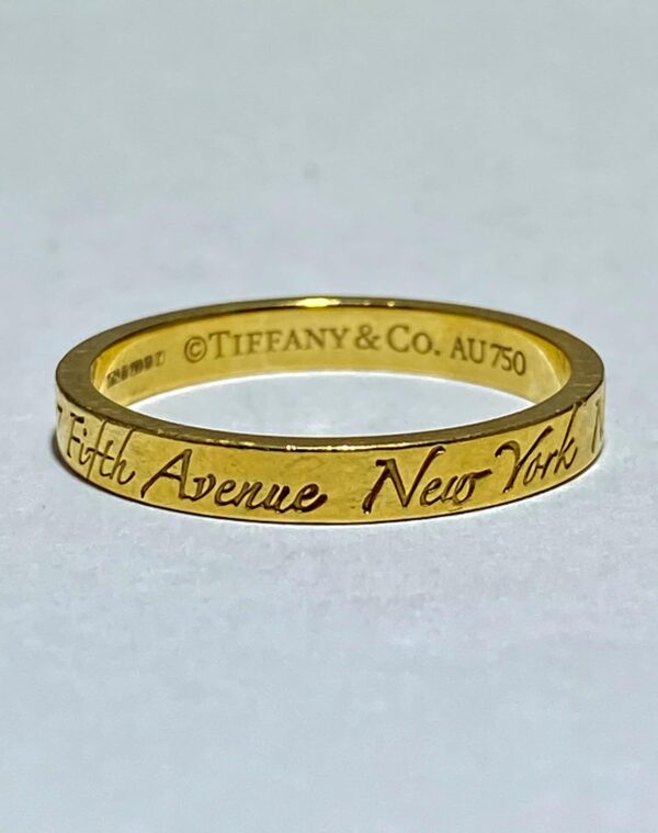 TIFFANY & CO Tiffany Notes Narrows Anillo de Nueva York
