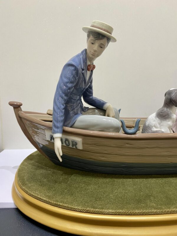 Figura Lladró 5343 - Paseo En Barca - Edición Limitada - Imagen 2