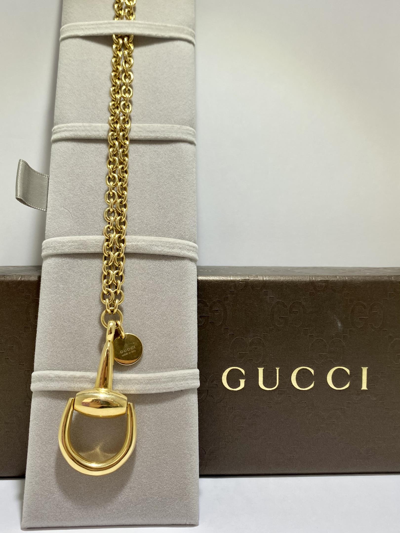 Collar Gucci Horsebit 18K • Compra venta de oro y subastas de joyas on line